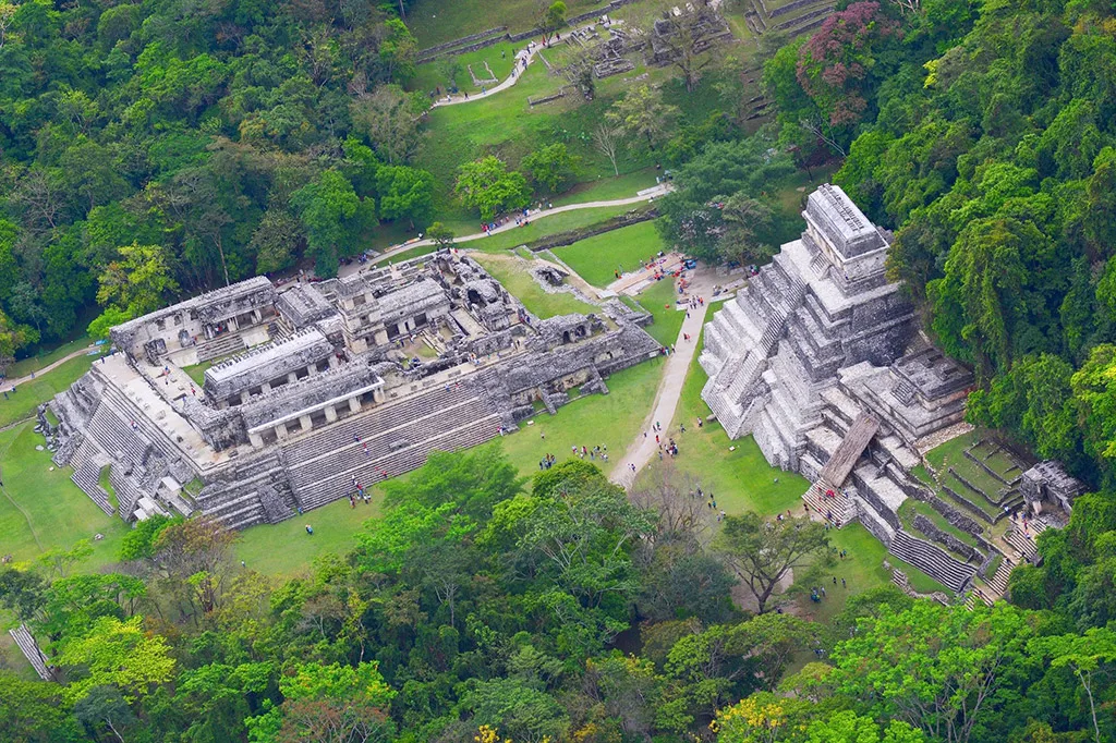 Palenque — vista panorámica destacada