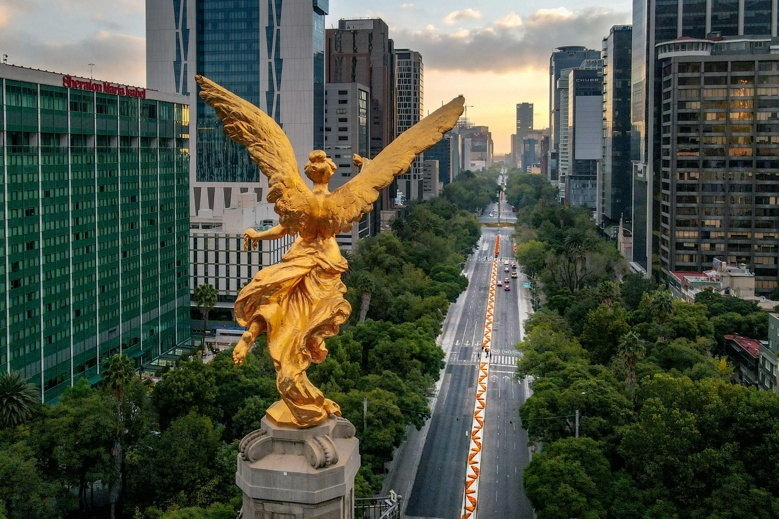Paseo de la Reforma — vista panorámica destacada